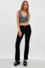 Black Flare Jeans Low Waist sold by Ally Fashion