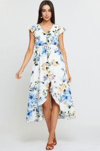 Print Midi Dress Short Sleeve sold by Ally Fashion