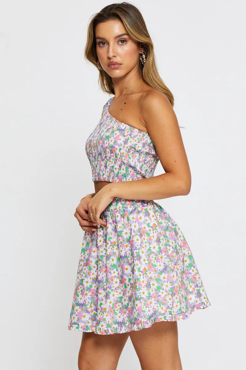 Print Skater Mini Skirt sold by Ally Fashion product image thumbnail 4