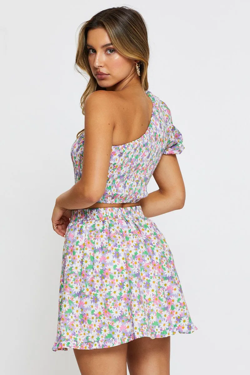 Print Skater Mini Skirt sold by Ally Fashion product image thumbnail 5