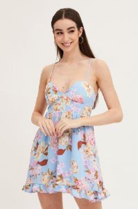 Print Mini Dress Sleeveless sold by Ally Fashion