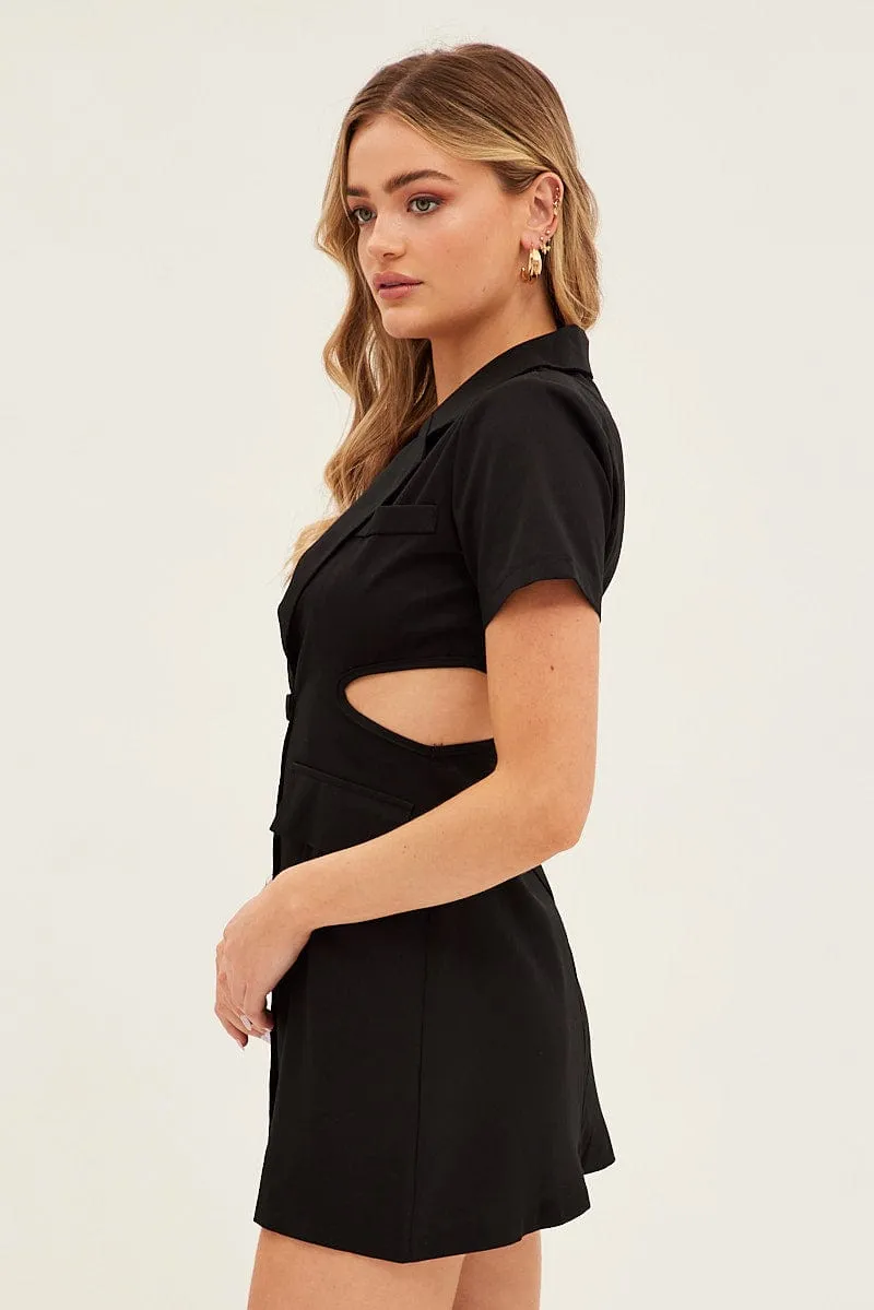 Black Cut Out Blazer Dress sold by Ally Fashion product image thumbnail 4