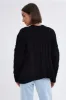 Black Longline Cable Knit Cardigan sold by Ally Fashion