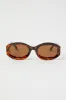 Brown Fashion Sunglasses Gold Hardwear Detail sold by Ally Fashion