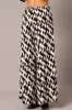 Black Geo Wide Leg Pants High Rise sold by Ally Fashion