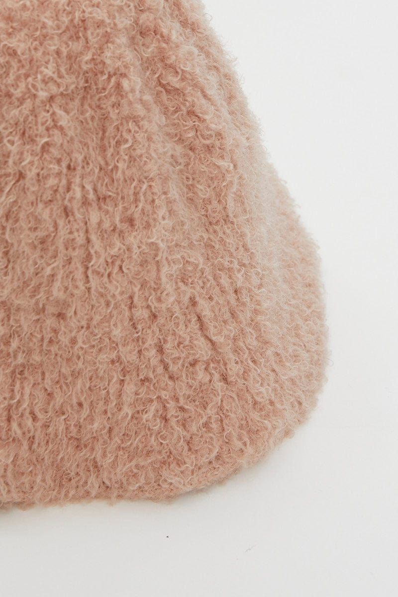 Pink Fuzzy Bucket Hat sold by Ally Fashion product image thumbnail 4
