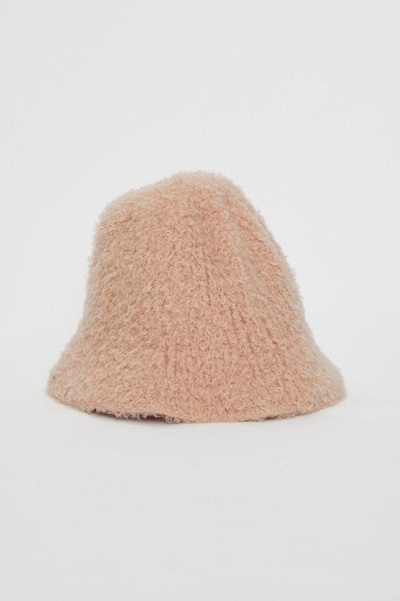 Pink Fuzzy Bucket Hat sold by Ally Fashion product image thumbnail 3