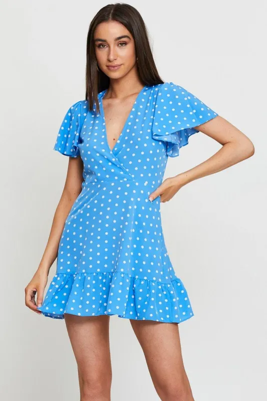 Print Mini Dress Skater sold by Ally Fashion