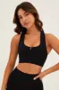 Black Basic Top Seamless Activewear sold by Ally Fashion