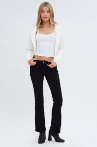 White Cable Knit Cardigan Hooded sold by Ally Fashion