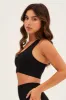 Black Basic Top Seamless Activewear sold by Ally Fashion