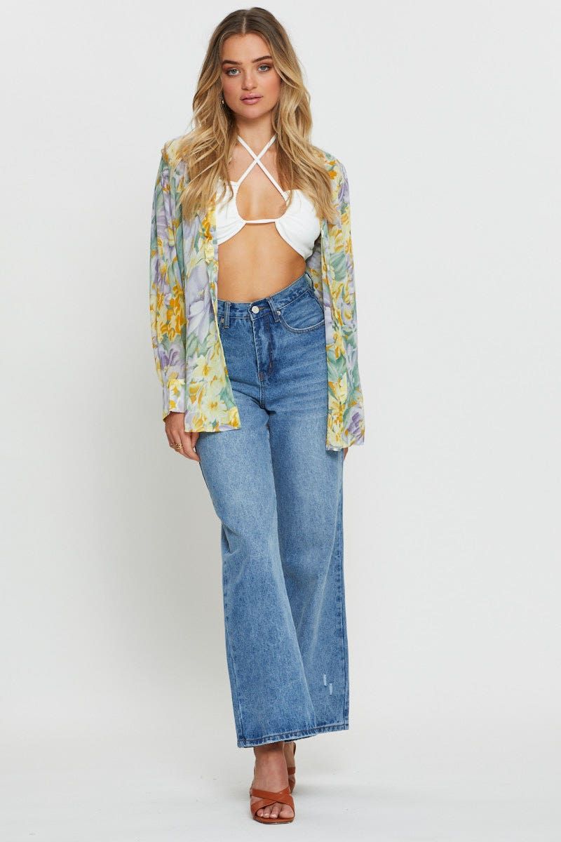 Print Oversized Shirts sold by Ally Fashion product image thumbnail 2