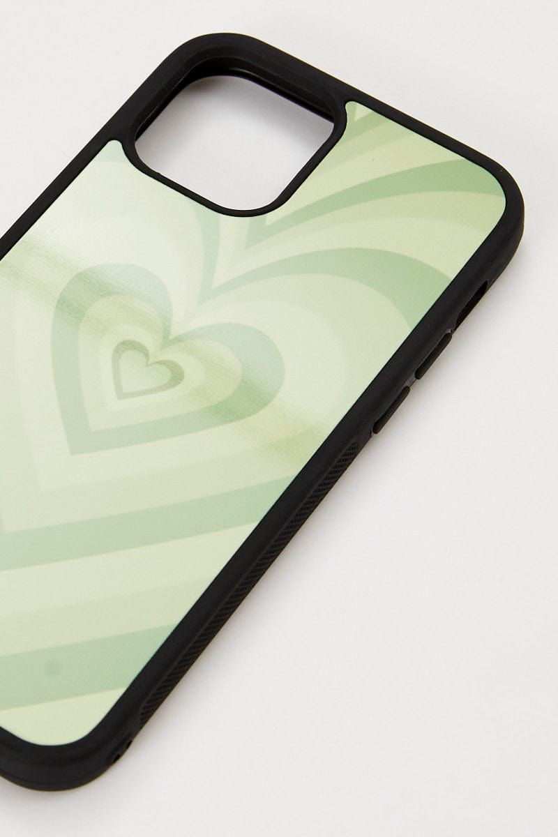 Green Heart Phone Cover I Phone 12 sold by Ally Fashion product image thumbnail 2