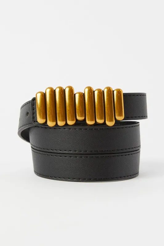 Black Buckle Belt sold by Ally Fashion