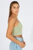 Green Bralette Round Neck Seamless sold by Ally Fashion