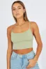 Green Bralette Round Neck Seamless sold by Ally Fashion
