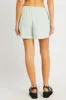 Green Stripe Shorts Elasticated Waist sold by Ally Fashion