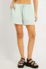 Green Stripe Shorts Elasticated Waist sold by Ally Fashion