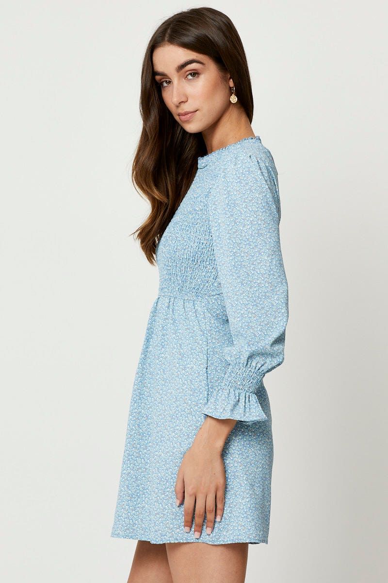 Print Skater Dress sold by Ally Fashion product image thumbnail 3