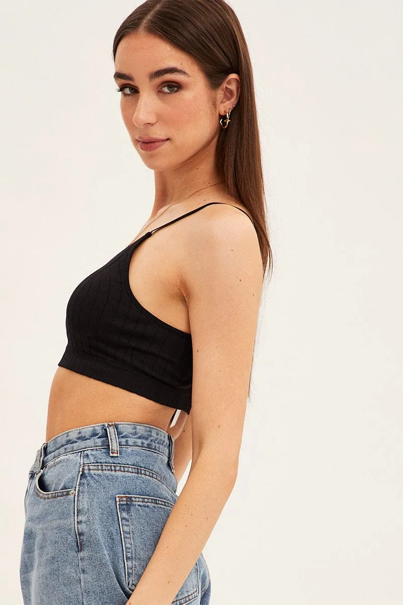 Black Top Sleeveless Seamless sold by Ally Fashion product image thumbnail 4