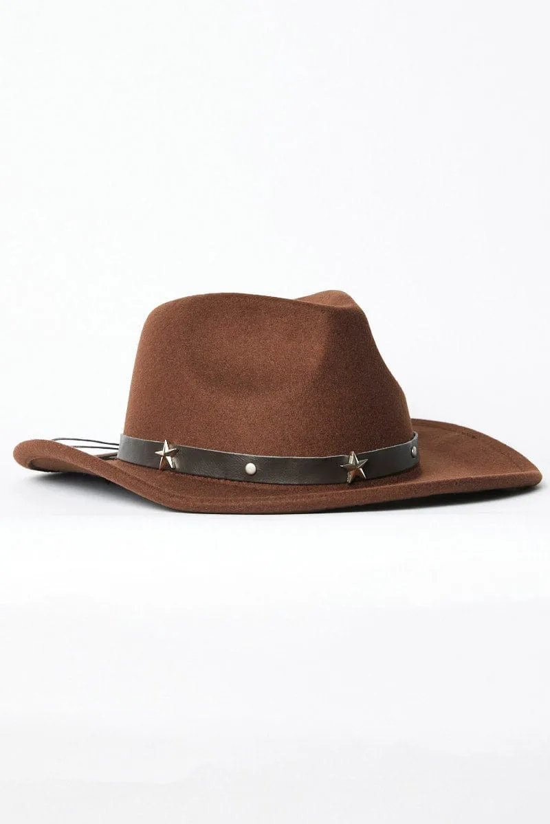 Brown Cowboy Hat sold by Ally Fashion