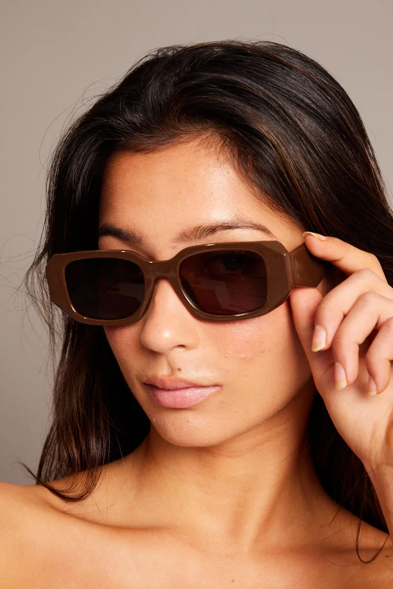 Brown Fashion Sunglasses sold by Ally Fashion