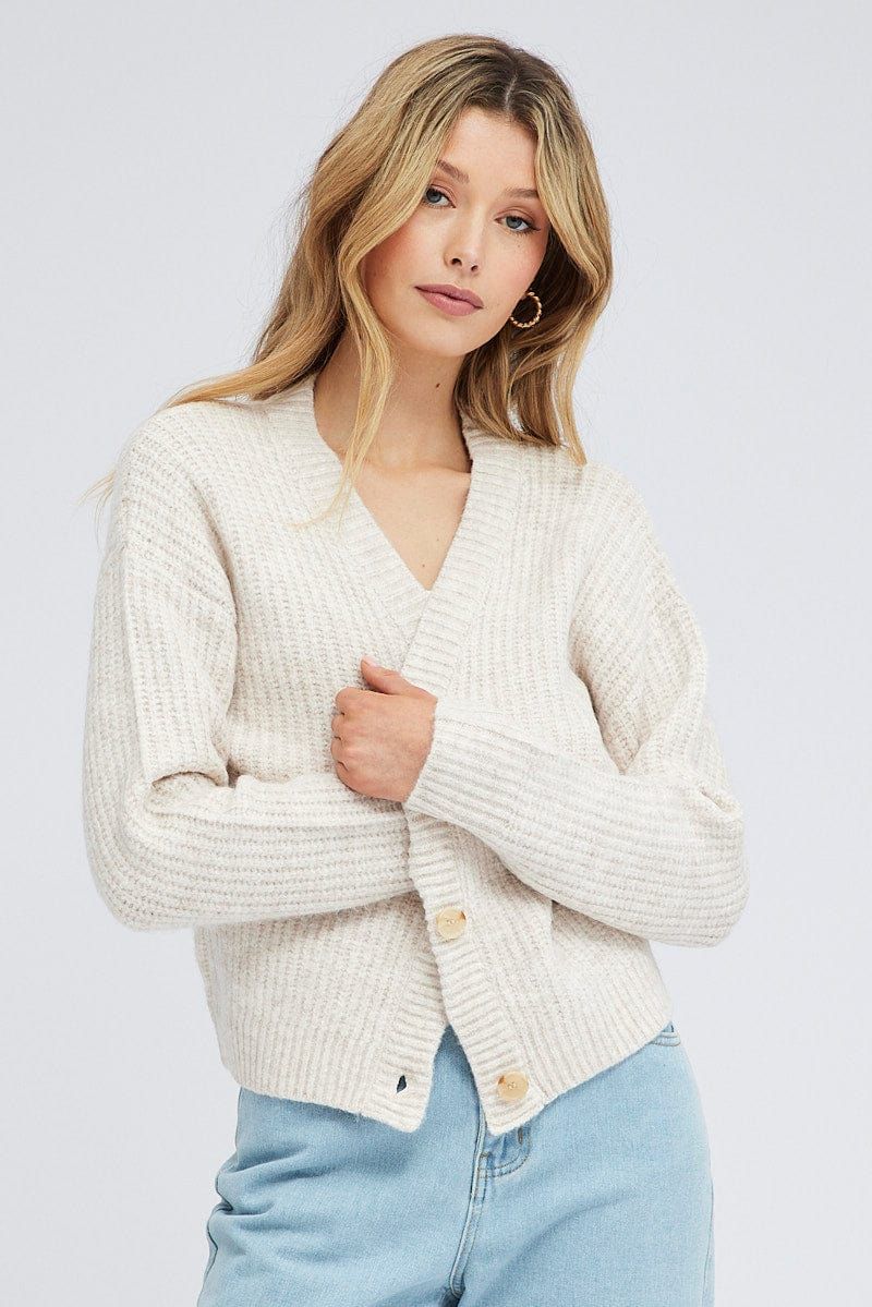 Camel Oversized Cardigan sold by Ally Fashion