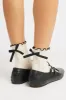 White Frill Socks with Bow sold by Ally Fashion
