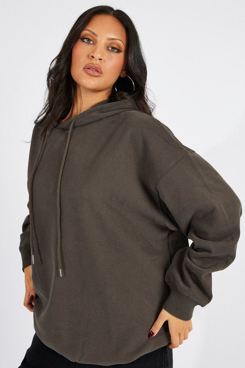 Grey Hoodie Sweater Long Sleeve Graphic sold by Ally Fashion product image thumbnail 3