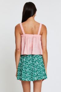 Print Flare Skirt Mini High Rise sold by Ally Fashion