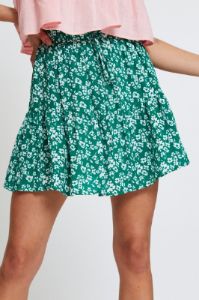 Print Flare Skirt Mini High Rise sold by Ally Fashion