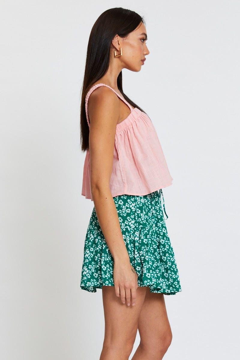 Print Flare Skirt Mini High Rise sold by Ally Fashion product image thumbnail 4