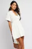 White Shirt Dress Short Sleeve sold by Ally Fashion