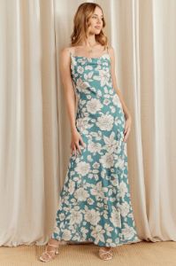Print Maxi Dress Sleeveless sold by Ally Fashion