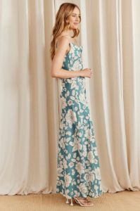Print Maxi Dress Sleeveless sold by Ally Fashion