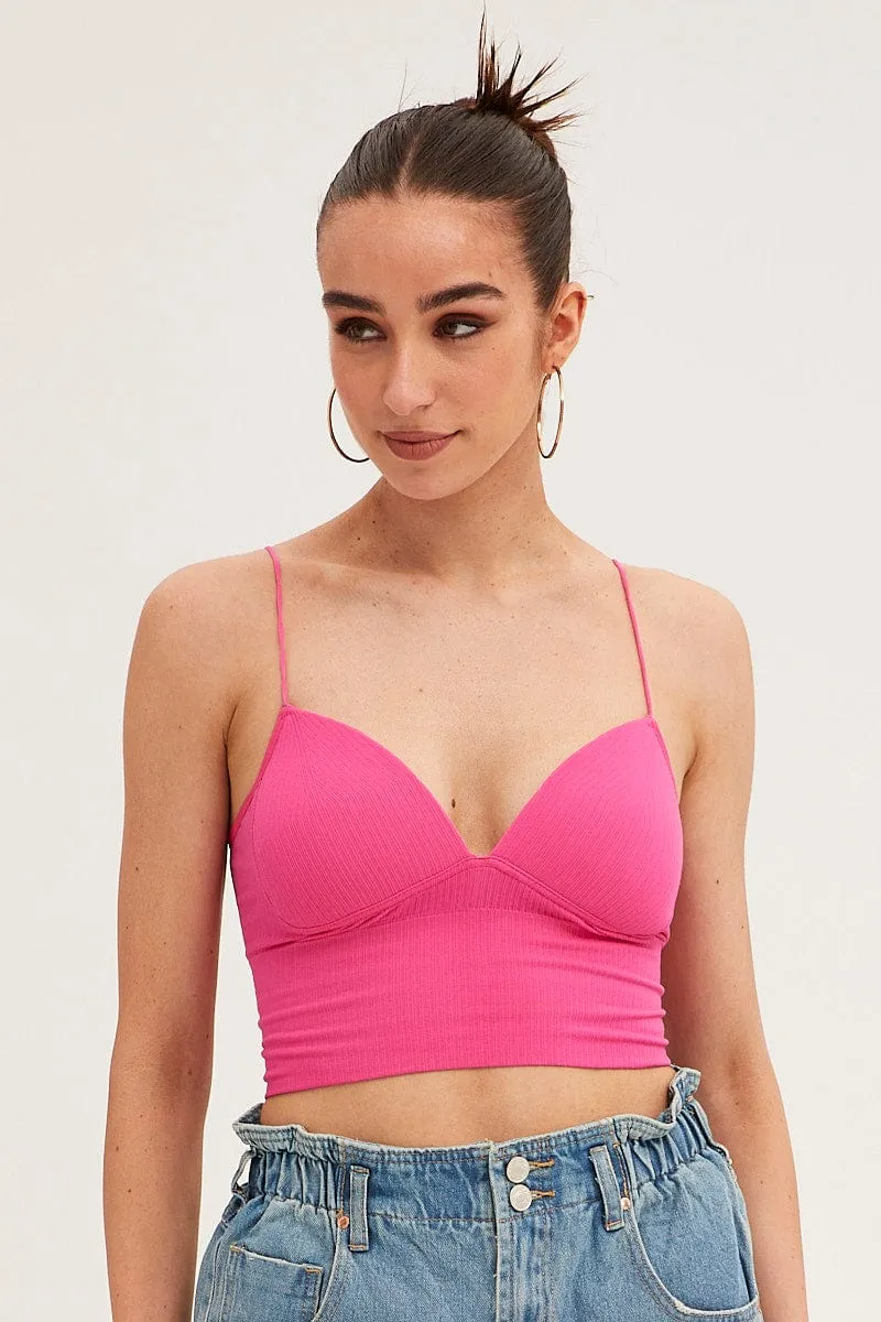 Pink Bralette Seamless sold by Ally Fashion product image thumbnail 3