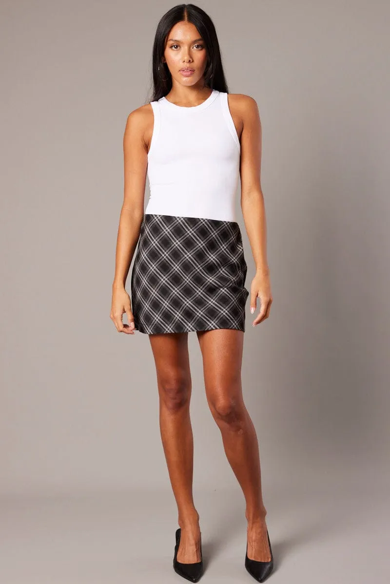 White Tank Top Crew Neck Seamless sold by Ally Fashion product image thumbnail 2