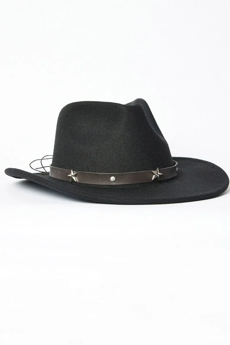 Black Cowboy Hat sold by Ally Fashion