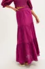 Purple Maxi Skirt Tiered sold by Ally Fashion