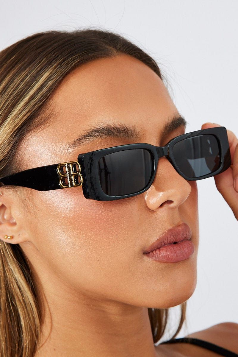 Black Animal Print Fashion Sunglasses sold by Ally Fashion