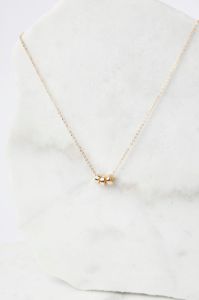 Gold Beads Charm Necklace sold by Ally Fashion