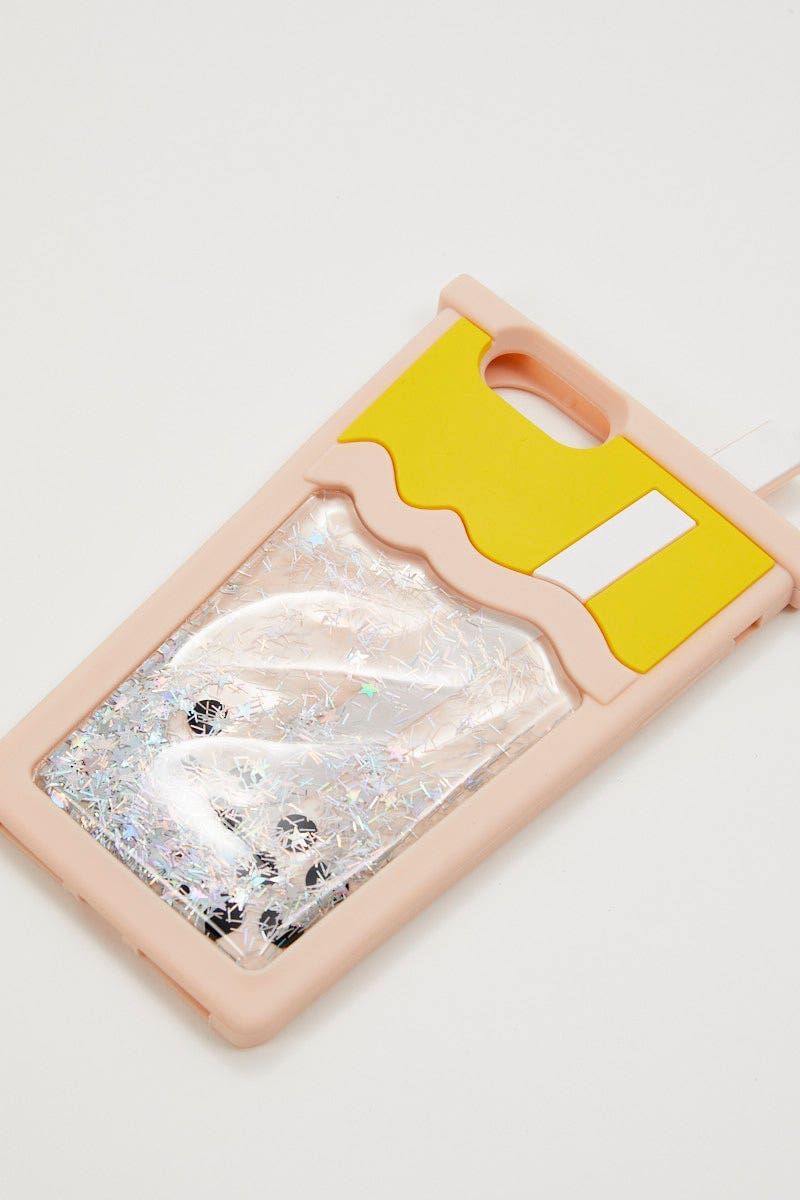 Multi Bubble Tea Glitter I Phone 11 Case sold by Ally Fashion product image thumbnail 2