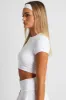 White T Shirt Short Sleeve Crew Neck Seamless sold by Ally Fashion