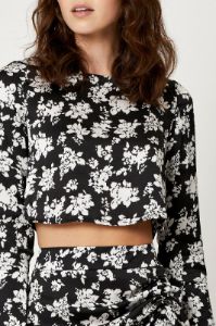 Print Long Sleeve Top sold by Ally Fashion