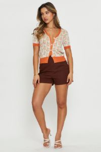 Print Knit Top Short Sleeve sold by Ally Fashion