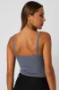 Blue Singlet Top Seamless Sleeveless Longline sold by Ally Fashion