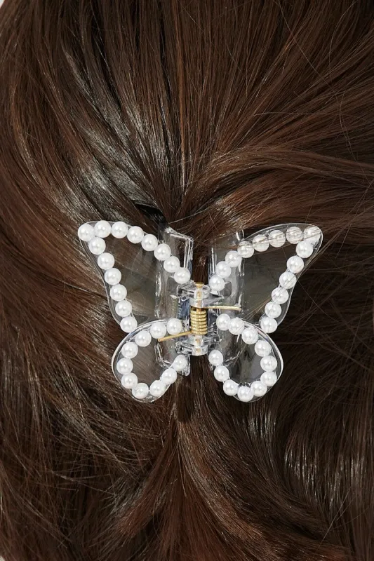 Metallic Butterfly Claw Clips sold by Ally Fashion