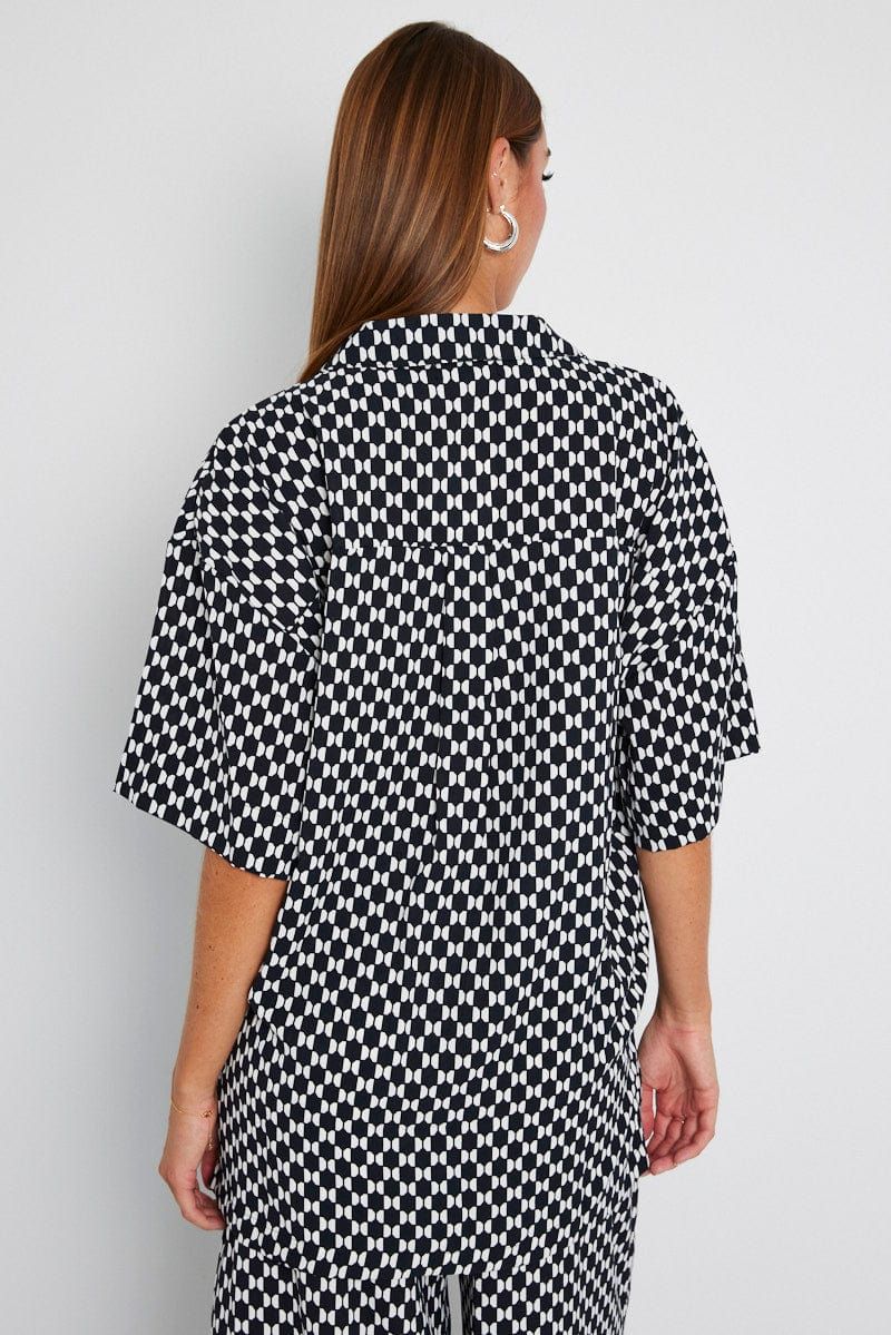 Multi Geo Shirt Short Sleeve sold by Ally Fashion product image thumbnail 5