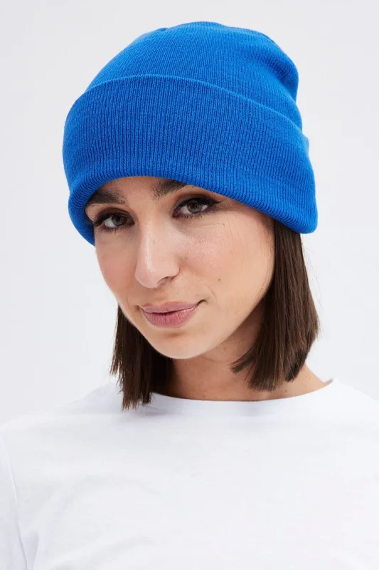 Blue Beanie sold by Ally Fashion