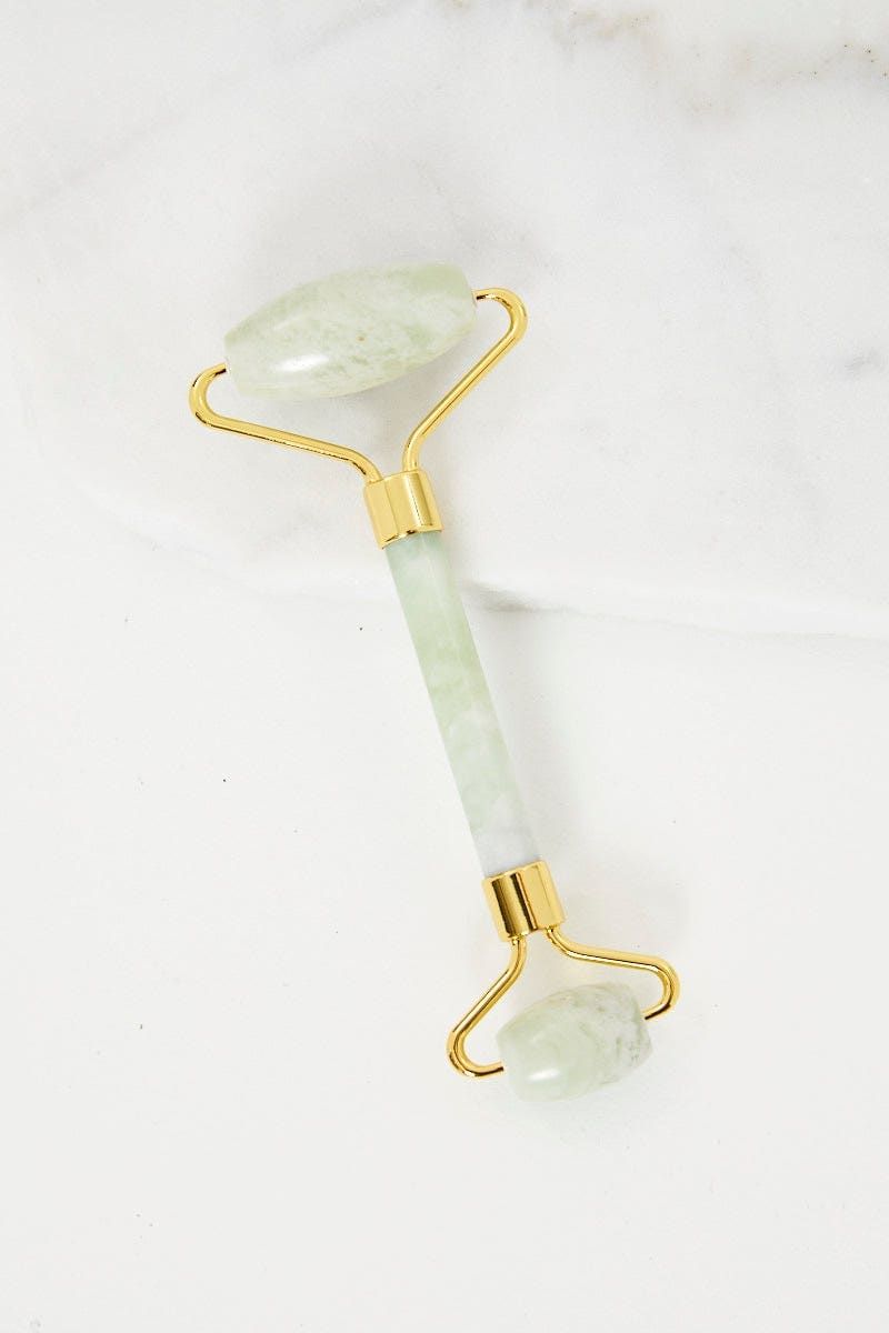 Green Jade Facial Massager sold by Ally Fashion